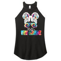 Hello 5th Grade Colorful Women's Perfect Tri Rocker Tank