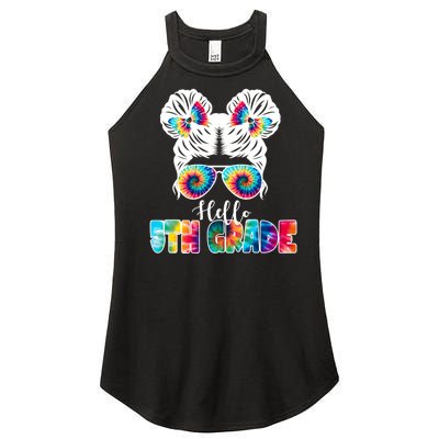 Hello 5th Grade Colorful Women's Perfect Tri Rocker Tank