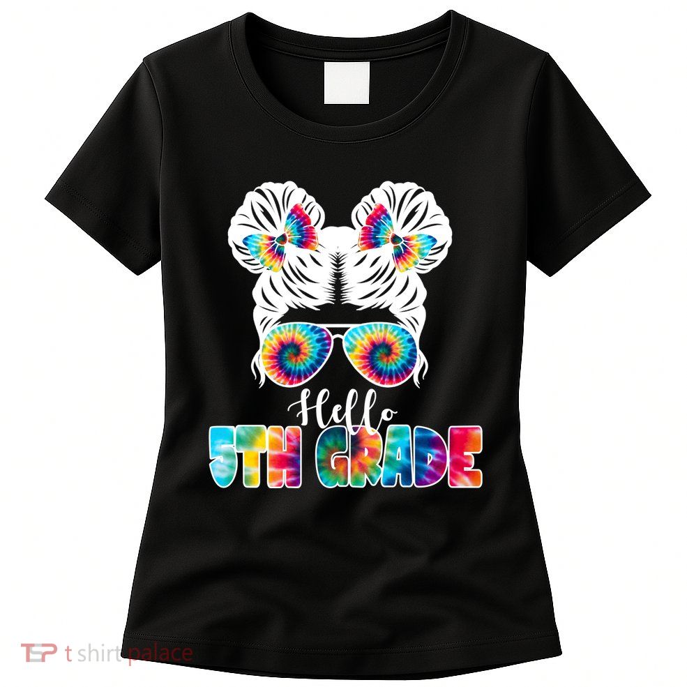 Hello 5th Grade Colorful Womens T-Shirt