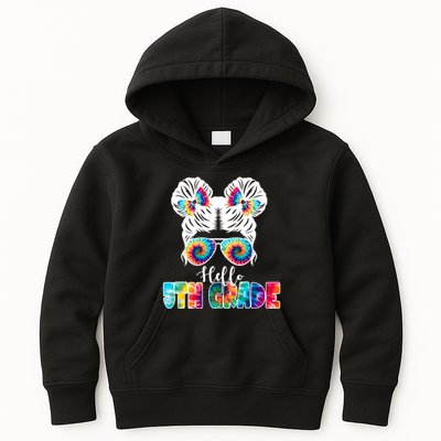 Hello 5th Grade Colorful Kids Hoodie