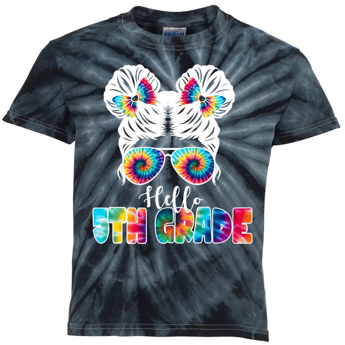 Hello 5th Grade Colorful Kids Tie-Dye T-Shirt