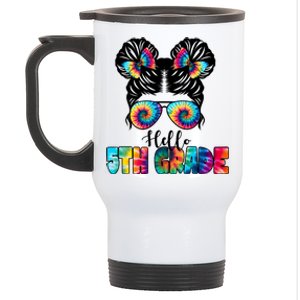 Hello 5th Grade Colorful Stainless Steel Travel Mug