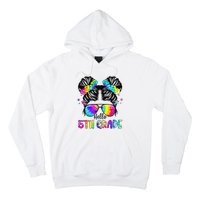 Hello 5th Grade Messy Bun Team Fifth Grade Back To School Hoodie