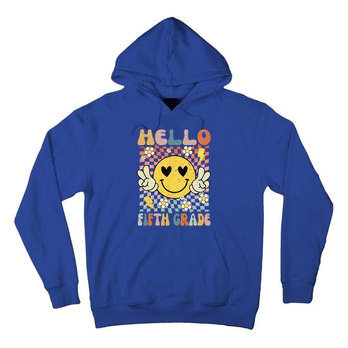 Hello 5th Grade Back To School Fifth Grade Teacher Student Tall Hoodie