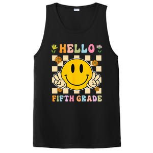 Hello 5th Grade Hippie Smile Face Fifth Grade Back To School PosiCharge Competitor Tank