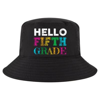 Hello 5Th Grade Teacher Back To School Gift Fifth Gift Cute Gift Cool Comfort Performance Bucket Hat