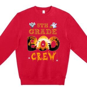 Halloween 5th grade Boo Crew Teacher halloween  wo kid Premium Crewneck Sweatshirt