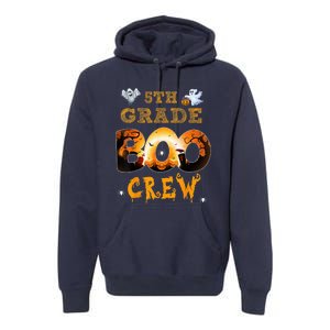 Halloween 5th grade Boo Crew Teacher halloween  wo kid Premium Hoodie