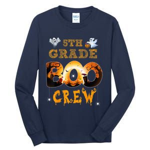 Halloween 5th grade Boo Crew Teacher halloween  wo kid Tall Long Sleeve T-Shirt