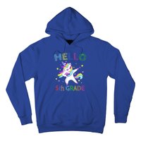 Hello 5Th Grade Teacher Unicorn Back To School Meaningful Gift Hoodie