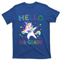 Hello 5Th Grade Teacher Unicorn Back To School Meaningful Gift T-Shirt