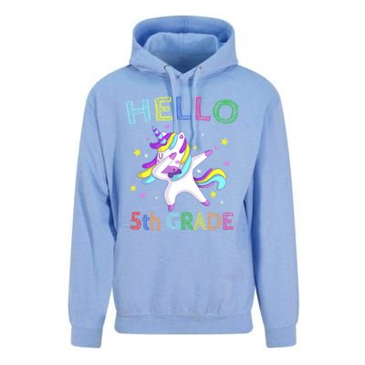 Hello 5Th Grade Teacher Unicorn Back To School Meaningful Gift Unisex Surf Hoodie