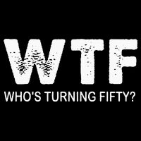 Happy 50th Party Wtf WhoS Turning Fifty Funny 50th Birthday 16 in Basic Backpack