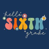 Hello 6th Grade Retro Groovy Back To School Teacher Infant Baby Jersey Bodysuit