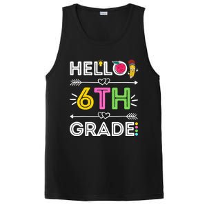 Hello 6Th Grade Sixth Teacher Student Back To School Gift PosiCharge Competitor Tank