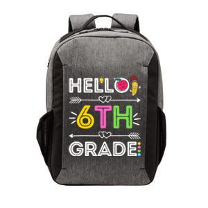 Hello 6Th Grade Sixth Teacher Student Back To School Gift Vector Backpack