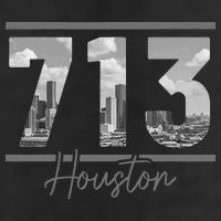 Houston 713 Area Code Skyline Texas Pride Vintage Hat