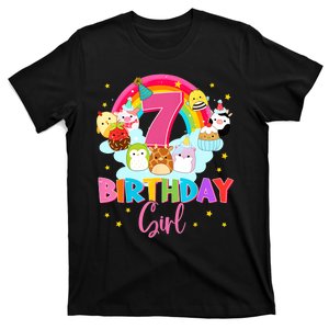 Happy 7th Birthday Squish Squad Mallow Cute T-Shirt