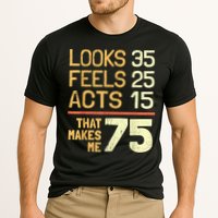 Hilarious 75th Birthday Idea I 75 Years Cooling Performance Crew T-Shirt