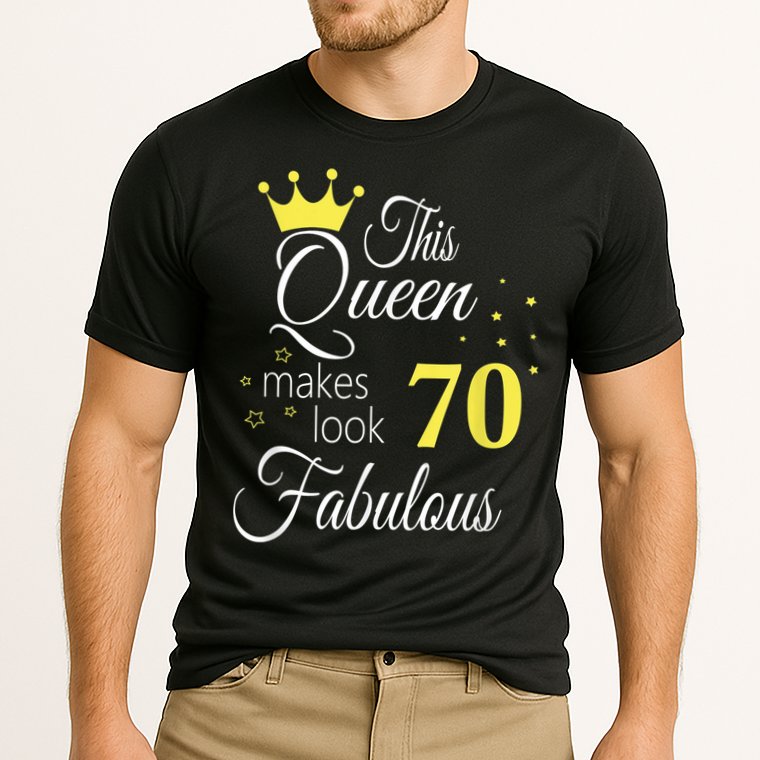 Happy 70th Birthday 70 Years old - best Ager good Age Queen Cooling Performance Crew T-Shirt