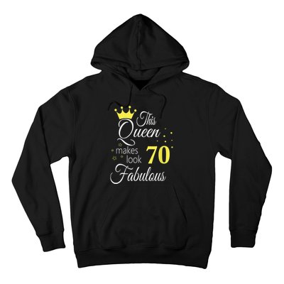 Happy 70th Birthday 70 Years old - best Ager good Age Queen Hoodie