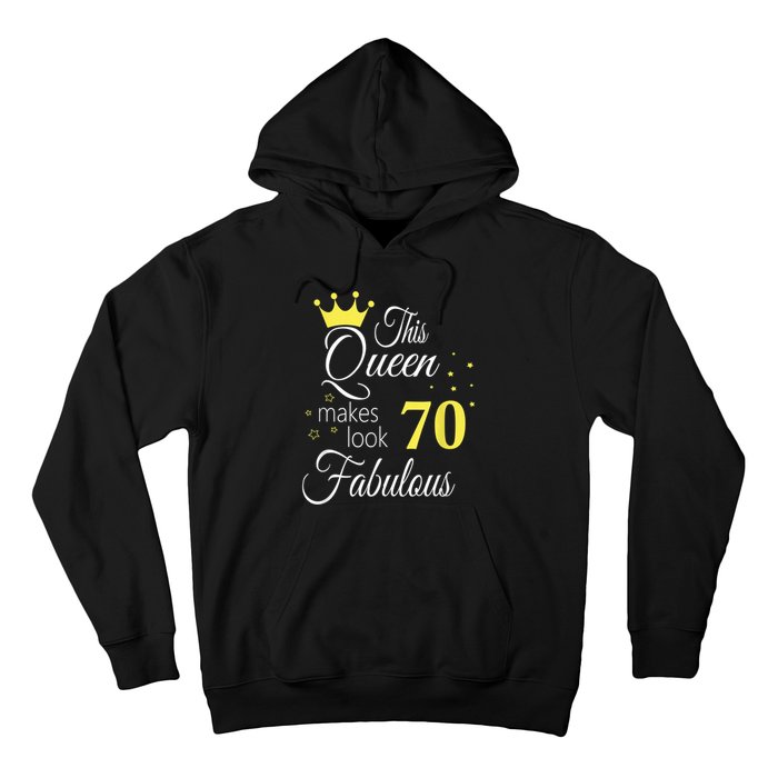 Happy 70th Birthday 70 Years old - best Ager good Age Queen Hoodie