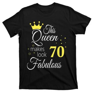 Happy 70th Birthday 70 Years old - best Ager good Age Queen T-Shirt