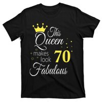 Happy 70th Birthday 70 Years old - best Ager good Age Queen T-Shirt