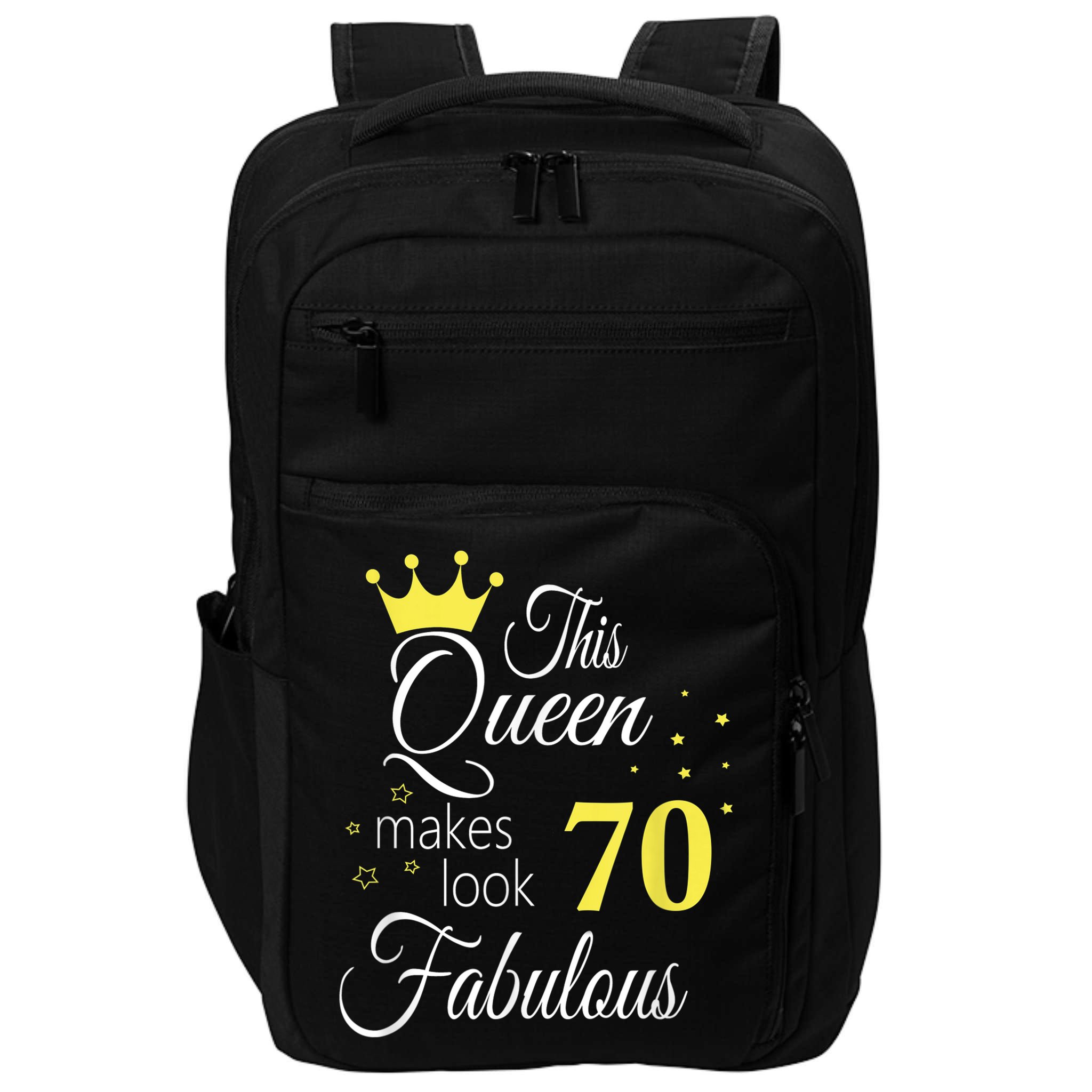 Happy 70th Birthday 70 Years old - best Ager good Age Queen Impact Tech Backpack