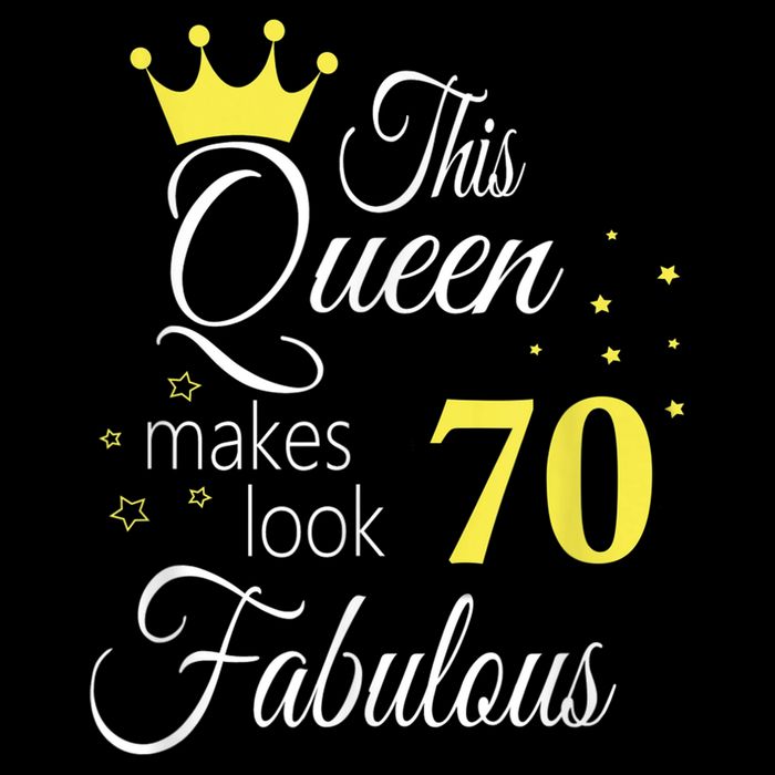 Happy 70th Birthday 70 Years old - best Ager good Age Queen Button