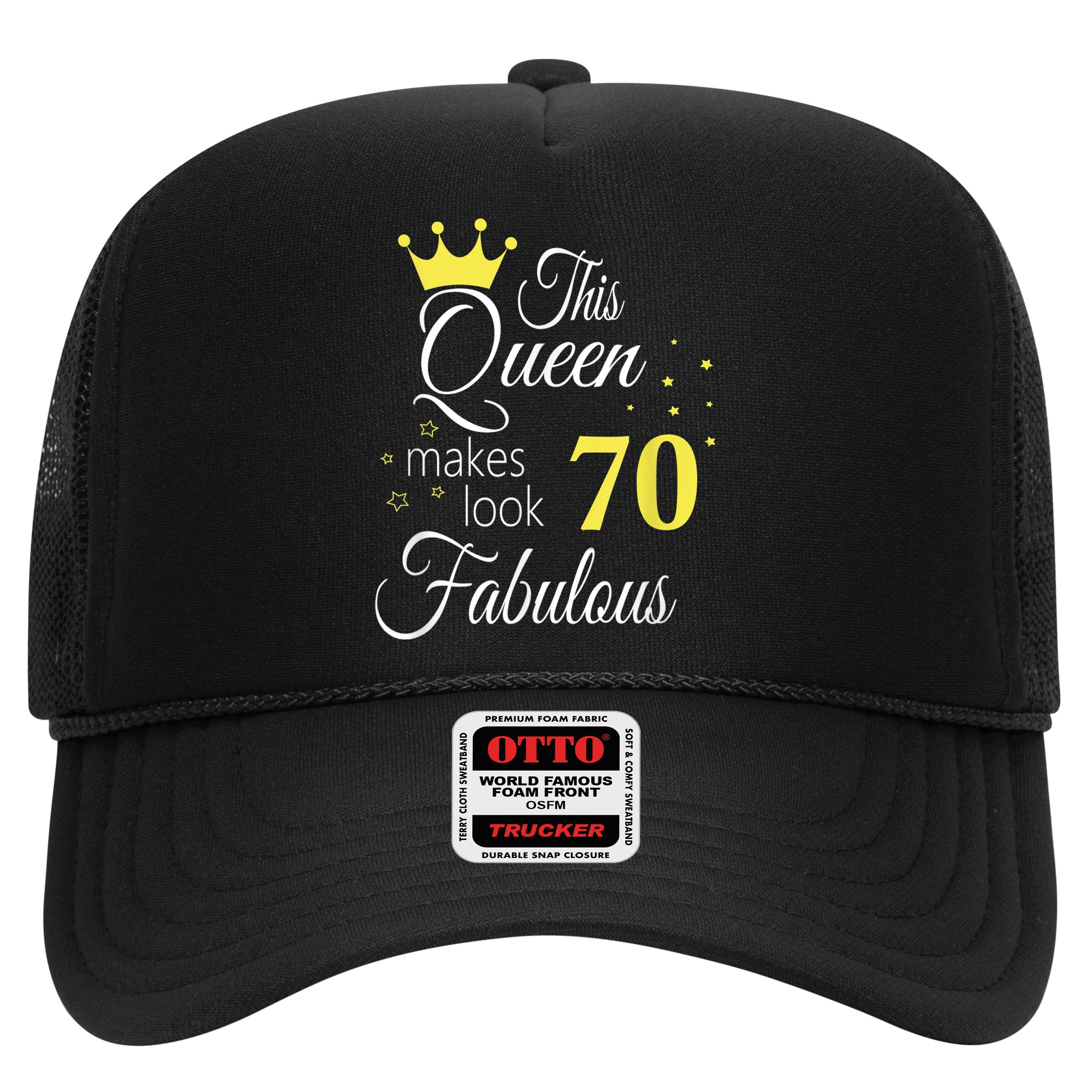 Happy 70th Birthday 70 Years old - best Ager good Age Queen Hat
