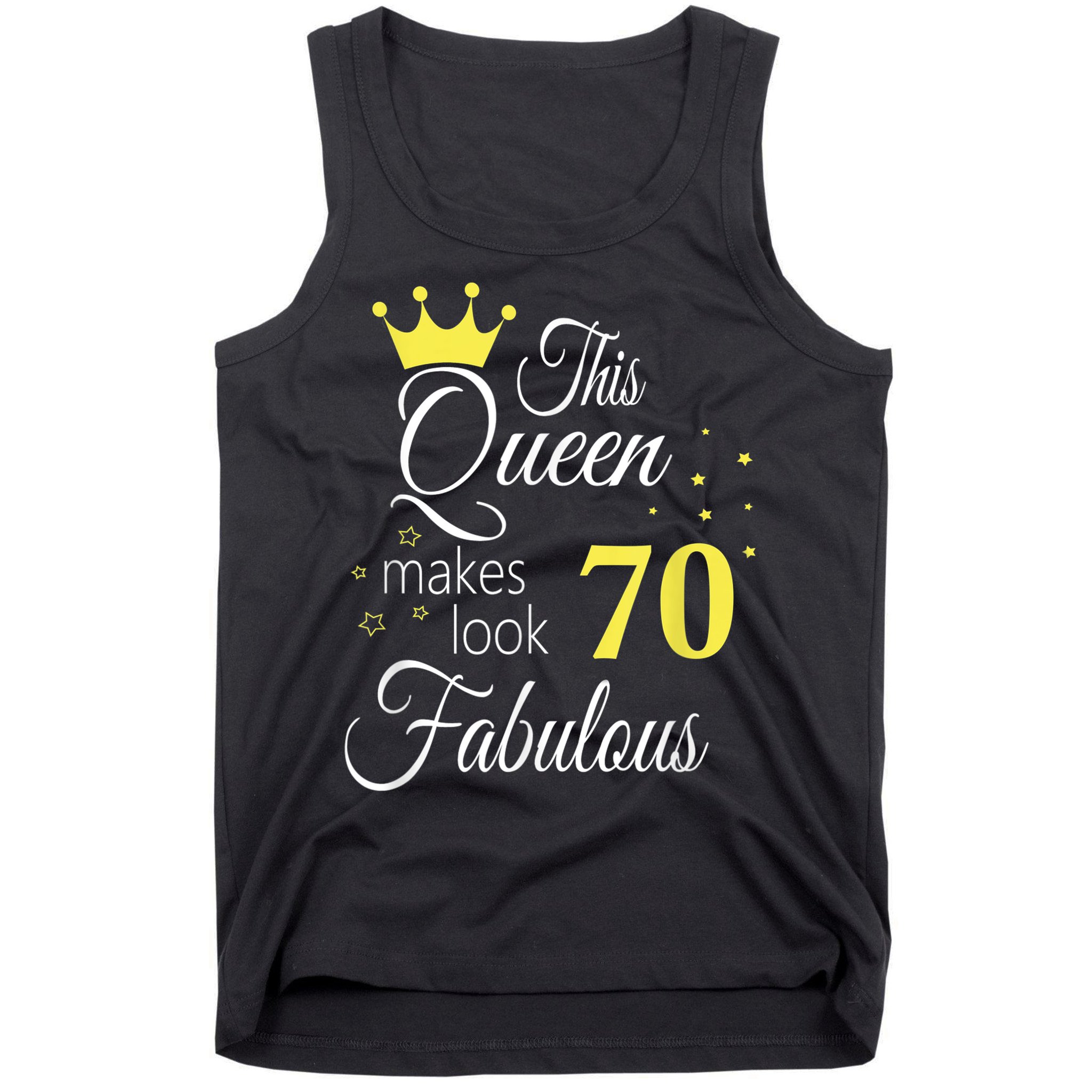 Happy 70th Birthday 70 Years old - best Ager good Age Queen Tank Top