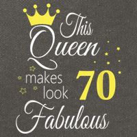 Happy 70th Birthday 70 Years old - best Ager good Age Queen Cotton Canvas Backpack