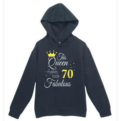 Happy 70th Birthday 70 Years old - best Ager good Age Queen Urban Pullover Hoodie