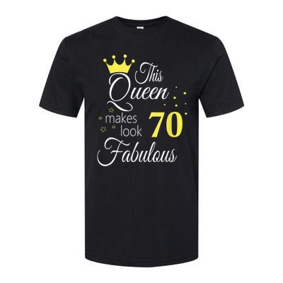 Happy 70th Birthday 70 Years old - best Ager good Age Queen Softstyle CVC T-Shirt