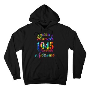 Happy 78th Birthday Decoration Made In March 1945 Hoodie