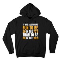 Happy 70th Birthday Funny Retirement 70S Living In The 20S Hoodie