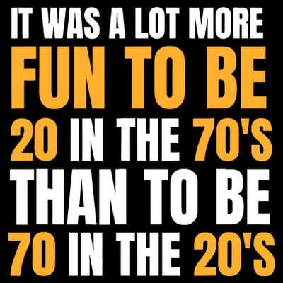 Happy 70th Birthday Funny Retirement 70S Living In The 20S T-Shirt