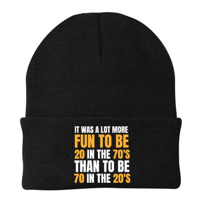 Happy 70th Birthday Funny Retirement 70S Living In The 20S Beanie