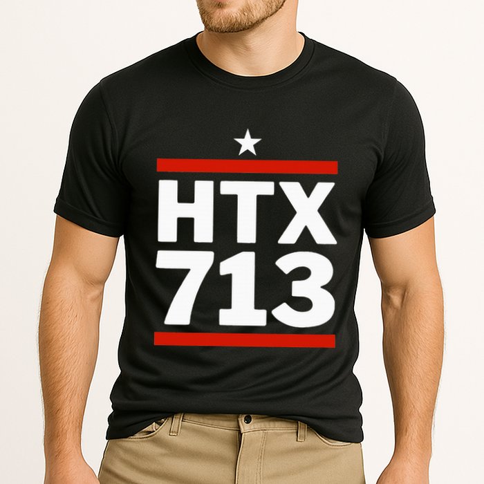 Htx 713 Houston Texas Htown Cooling Performance Crew T-Shirt