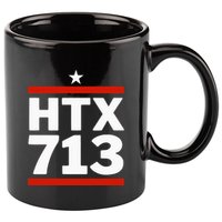Htx 713 Houston Texas Htown 11oz C Handle Ceramic Mug