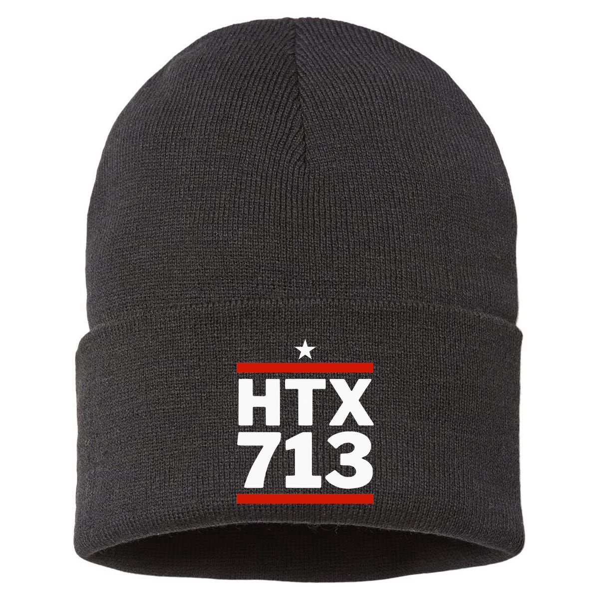 Htx 713 Houston Texas Htown Sustainable Knit Beanie