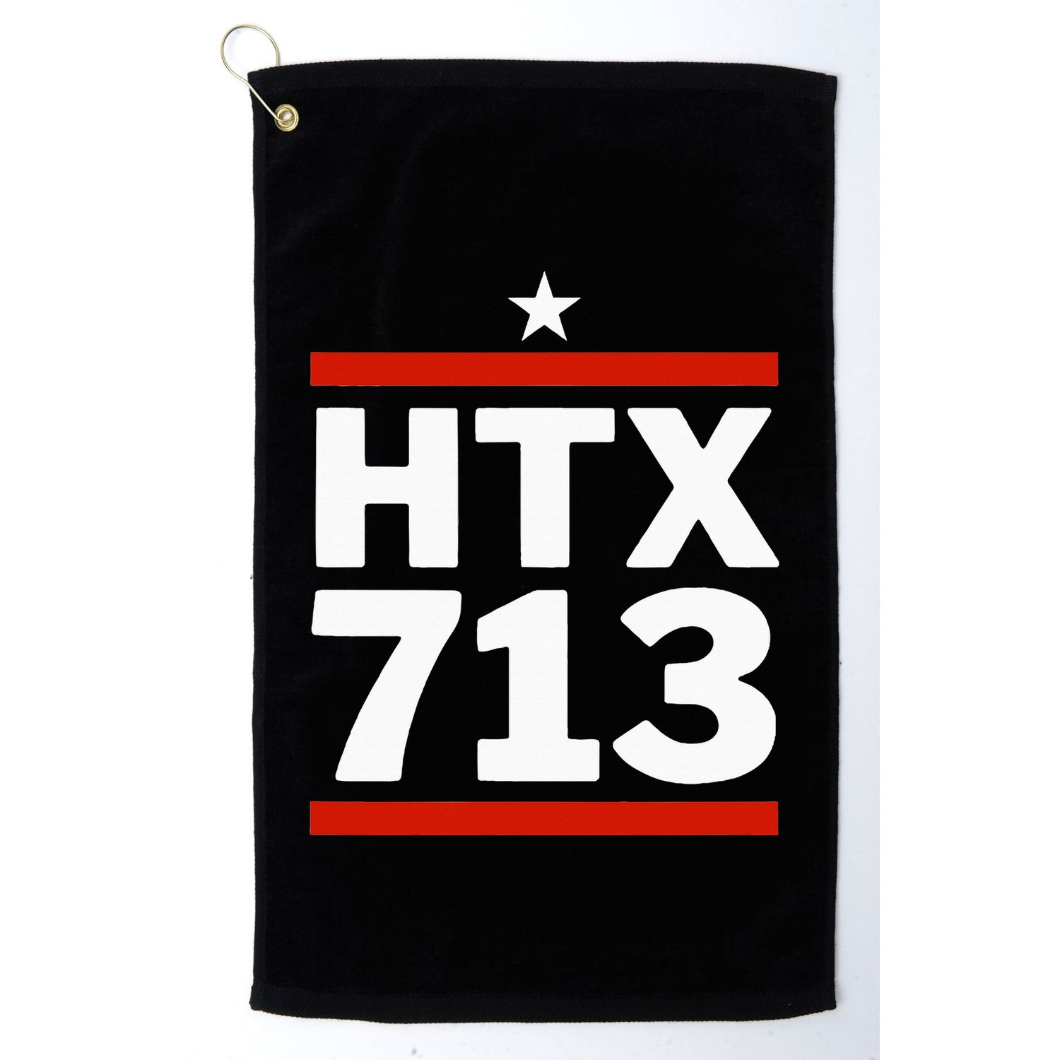 Htx 713 Houston Texas Htown Golf Towel