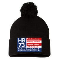 HB 73 Protecting Patients Pom Pom 12in Knit Beanie