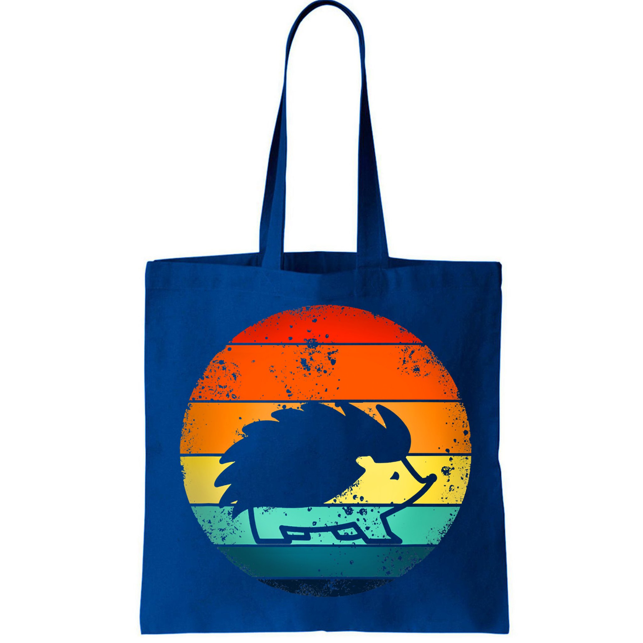 Hedgehog 70's Style Vintage Retro Sunset Hedgie Gift Great Gift Bag
