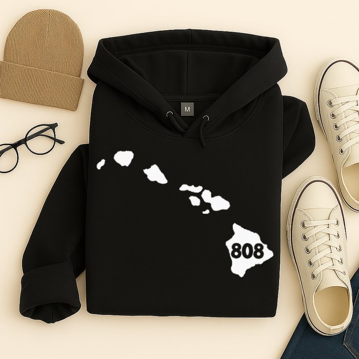 Hawaii 808 Area Code Hoodie
