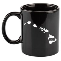 Hawaii 808 Area Code 11oz C Handle Ceramic Mug