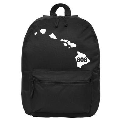 Hawaii 808 Area Code 16 in Basic Backpack