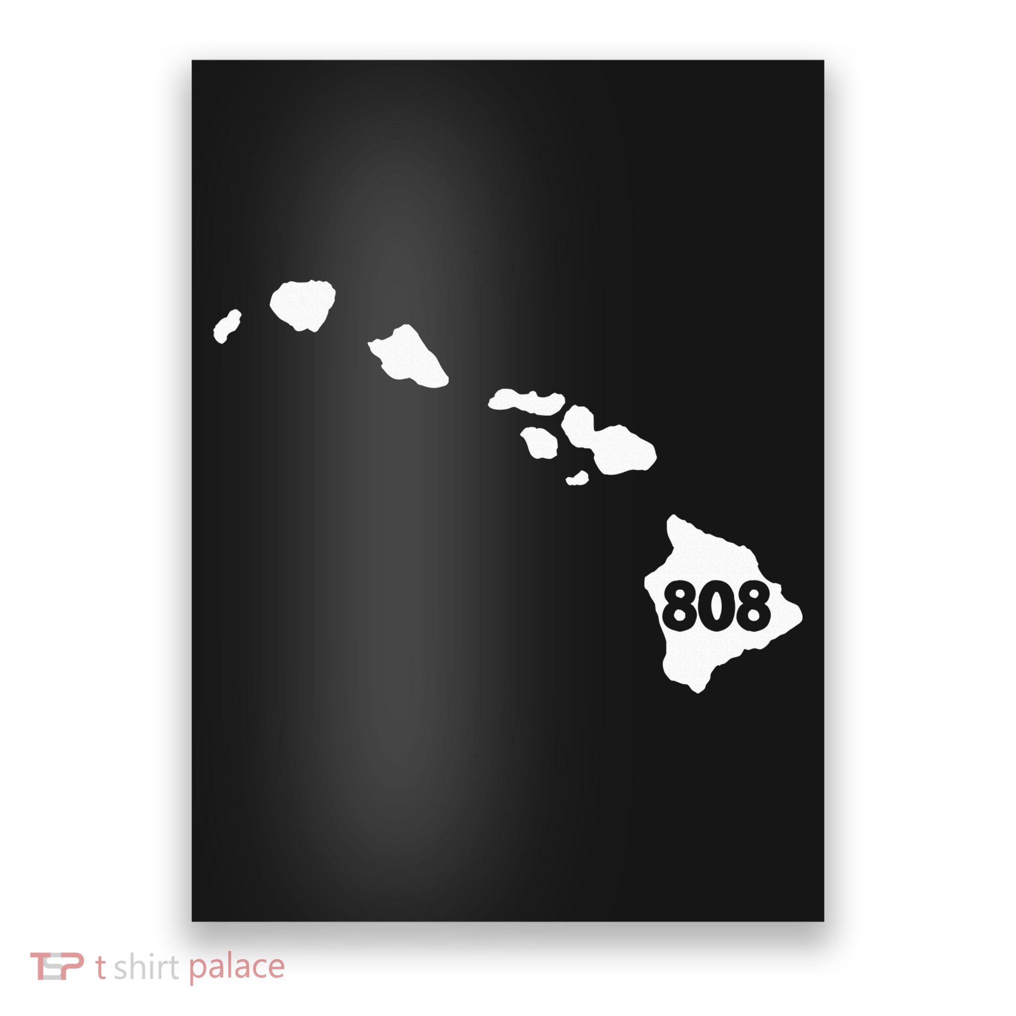 Hawaii 808 Area Code Poster