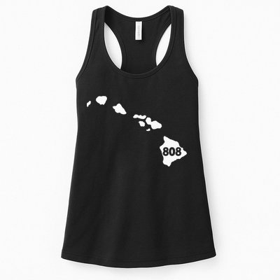 Hawaii 808 Area Code Womens Tank Top